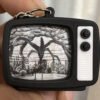 Stranger Things—— Creative Small TV Shape Keychain Pendant with light and sound