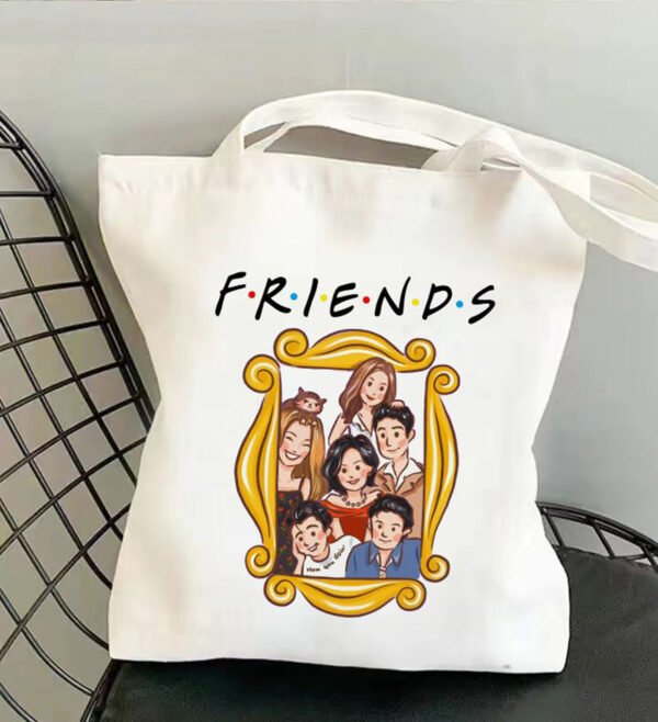 OLD FRIENDS Canvas Shoulder Bags