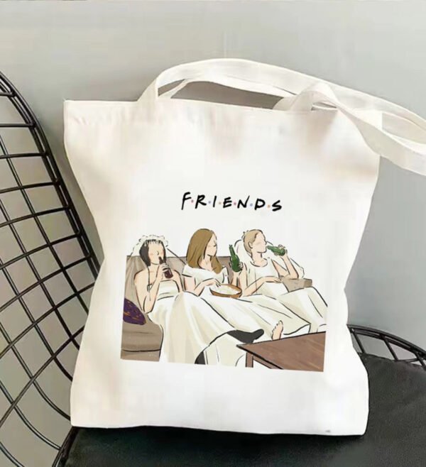 OLD FRIENDS Canvas Shoulder Bags