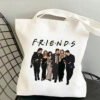 OLD FRIENDS Canvas Shoulder Bags
