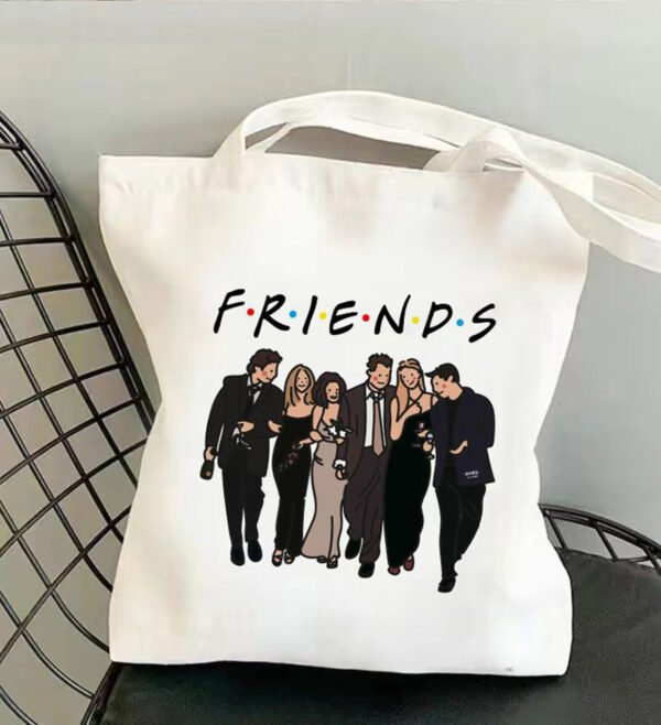 OLD FRIENDS Canvas Shoulder Bags
