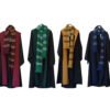 UK Harry Potter Gryffindor Ravenclaw Slytherin Robe Cloak Tie Costume Wand Scarf