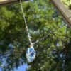Pure handmade crystal raw stone necklace, (can choose different colours)