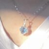 Pure handmade crystal raw stone necklace, (can choose different colours)