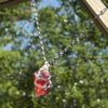Pure handmade crystal raw stone necklace, (can choose different colours)