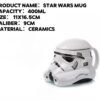 Star Wars Classic Darth Vader Figural Ceramic Mug