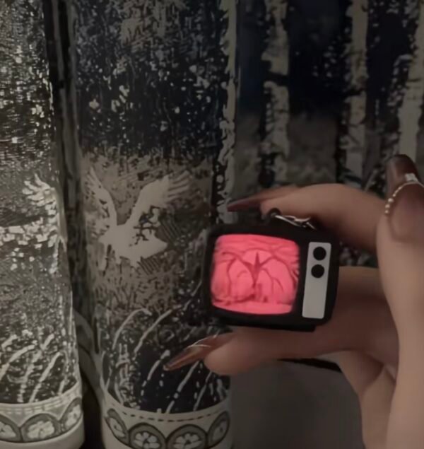 Stranger Things—— Creative Small TV Shape Keychain Pendant with light and sound