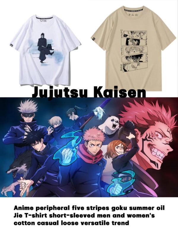 Jujutsu Kaisen Anime cotton clothes T-shirt summer