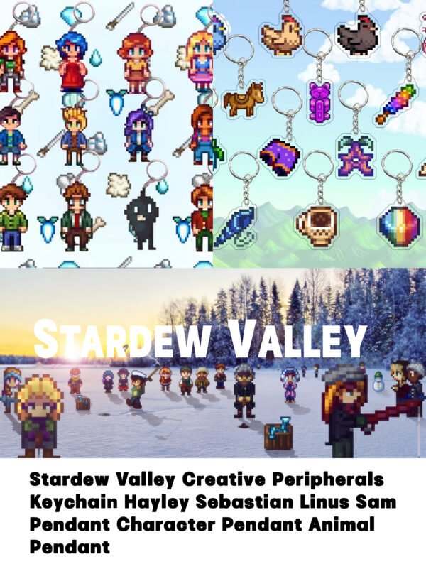 8464oik Stardew Valley Peripherals - Keychain (Random Blind Box)